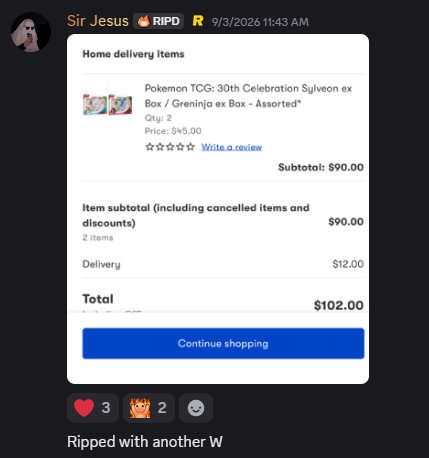 Real member success post from the Ripped Discord