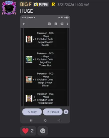 Real member success post from the Ripped Discord