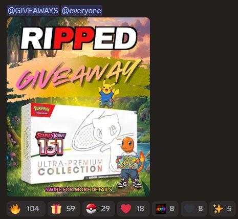 Ripped giveaway: 151 Ultra-Premium Collection