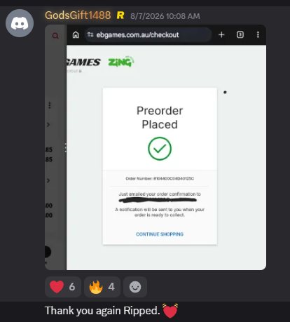 Real member success post from the Ripped Discord