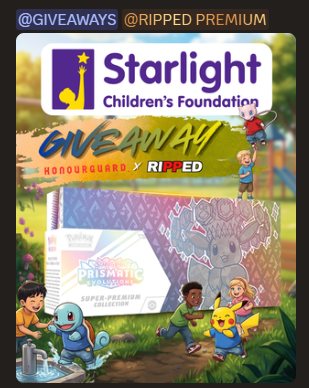 Ripped giveaway: Prismatic Evolutions SPC × Starlight